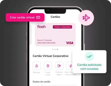 Compre em um clique com seu cartão Flash